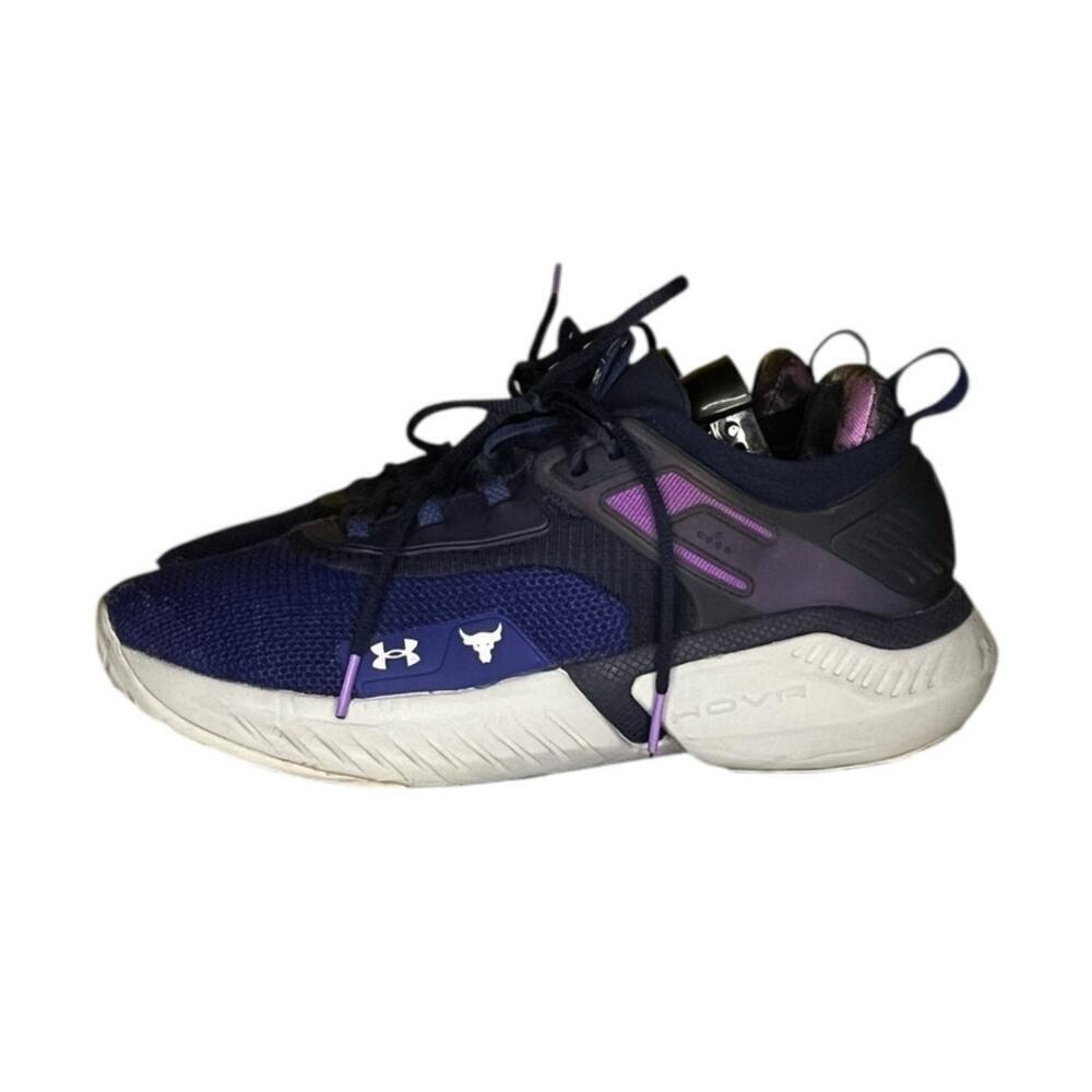 Mens Under Armour Project Rock 5 Disrupt Training Shoes Sneakers Size 11 Blue